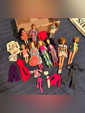 Vintage Assorted Fashion Dolls & Outfits - by Hasbro and Mattel